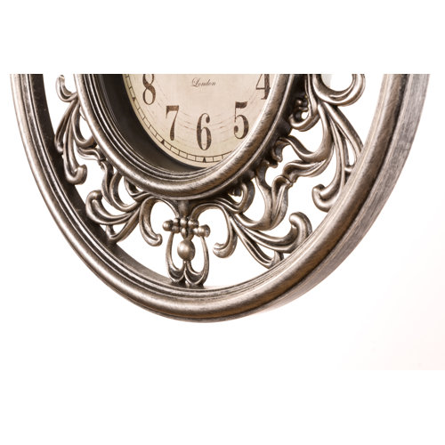 Silver & Chrome Wall Clocks You'll Love Wayfair